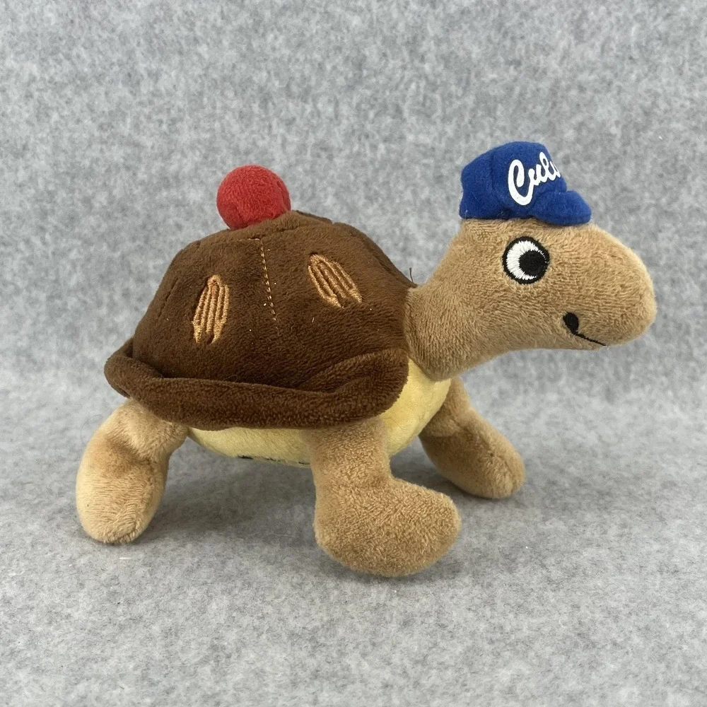 Culvers Sundae Turtle Restaurant Promo Plush Brown Shell‎ Hat 2022 Small Toy